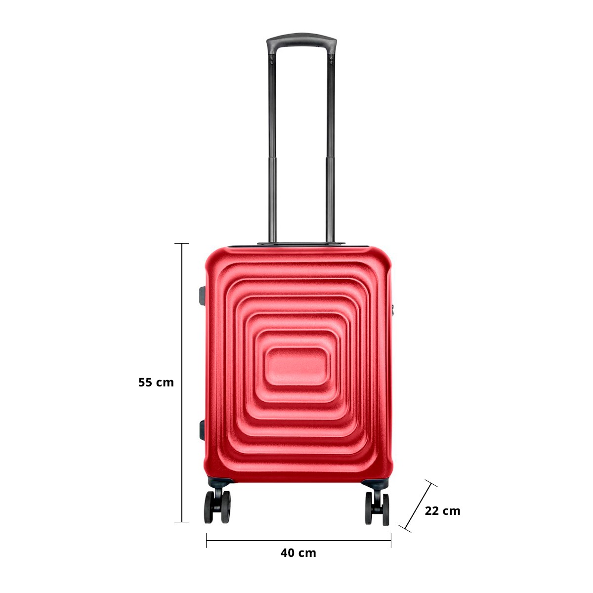 เบสิโค กระเป๋าเดินทาง รุ่น AB2302 สีเบอร์กันดี_1