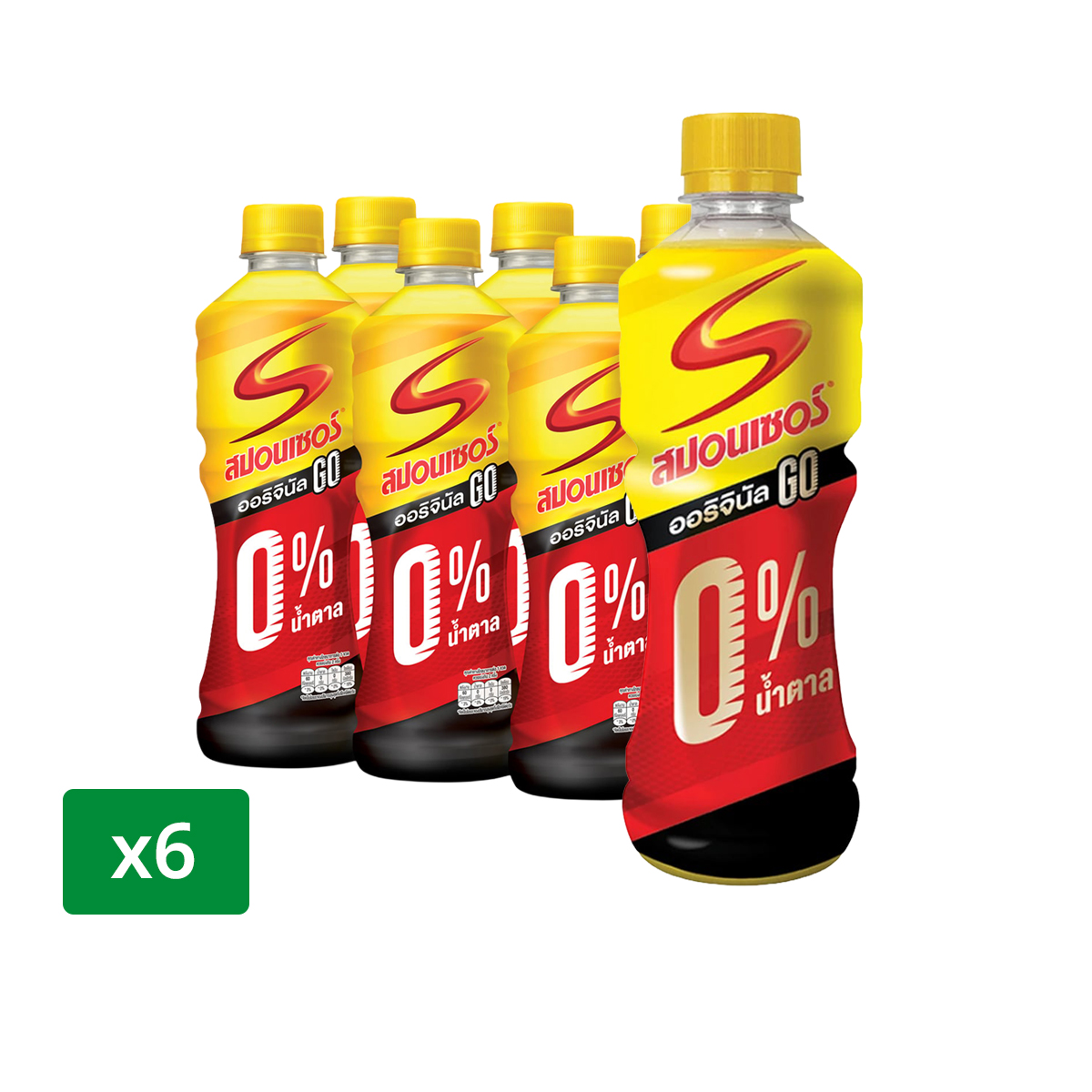 สปอนเซอร์ ออริจินัล เครื่องดื่มเกลือแร่ สูตรไม่มีน้ำตาล 420 มล. แพ็ค 6