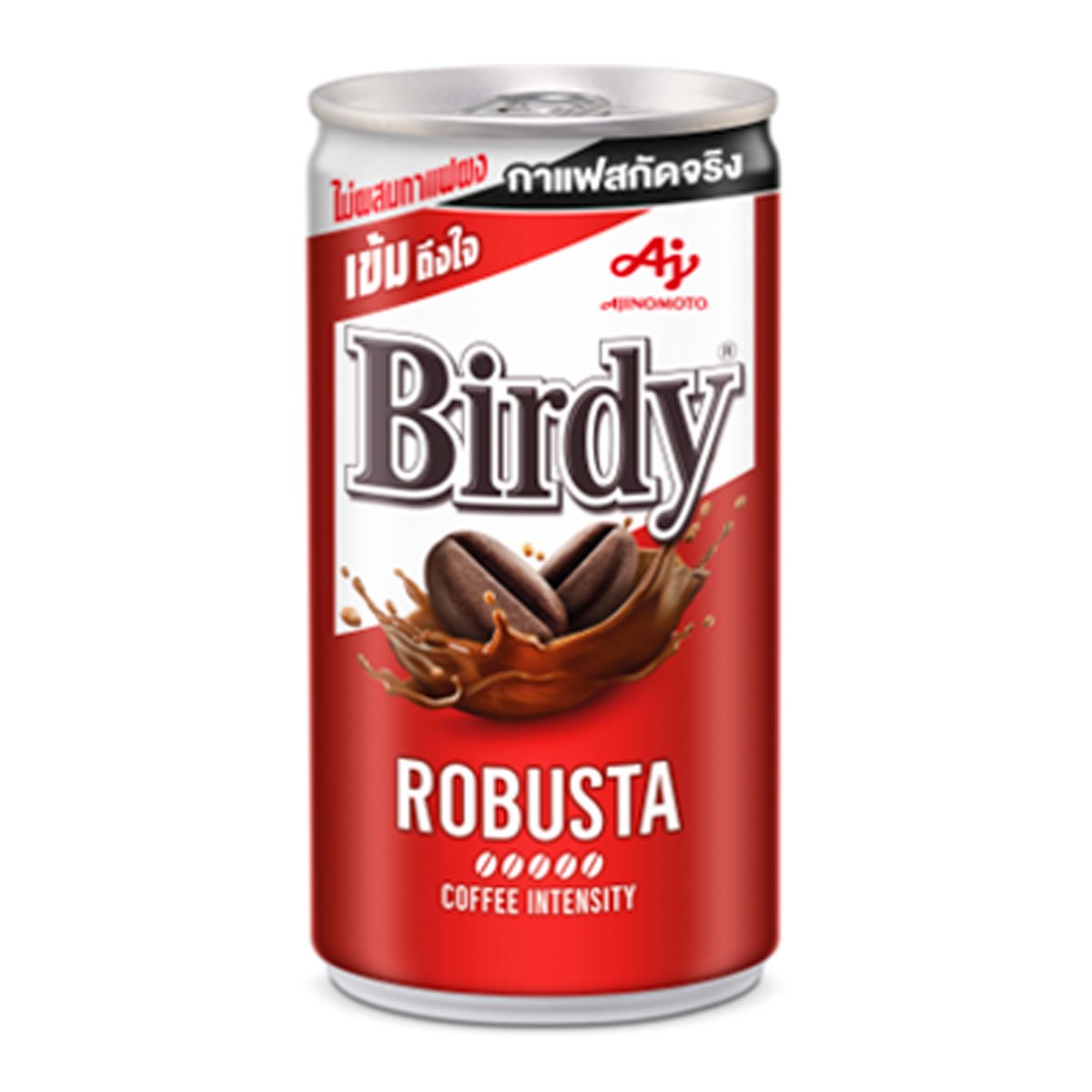 เบอร์ดี้ โรบัสต้า กาแฟปรุงสำเร็จพร้อมดื่ม แบบกระป๋อง 170 มล. แพ็ค 6_1