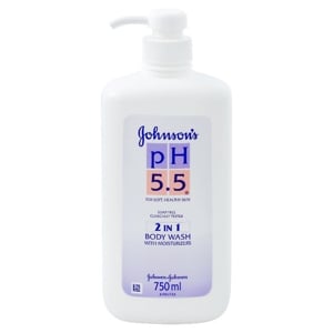 Johnson PH 5.5 2in1 with Moisturizers Body Wash 750ml.