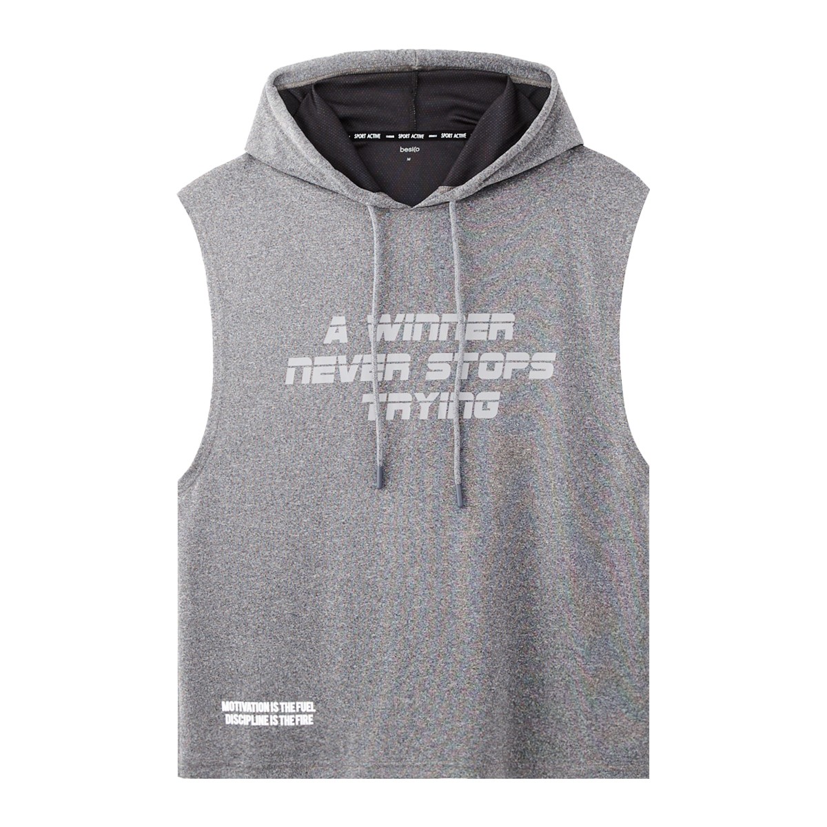 เบสิโค เสื้อแขนกุดมีฮู้ด สำหรับผู้ชาย รุ่น FSWN25Q2MS008 สีท็อปดาย