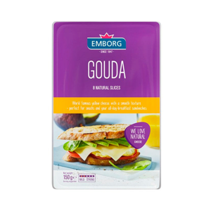 EMBORG Gouda Cheese Slices 150 g.