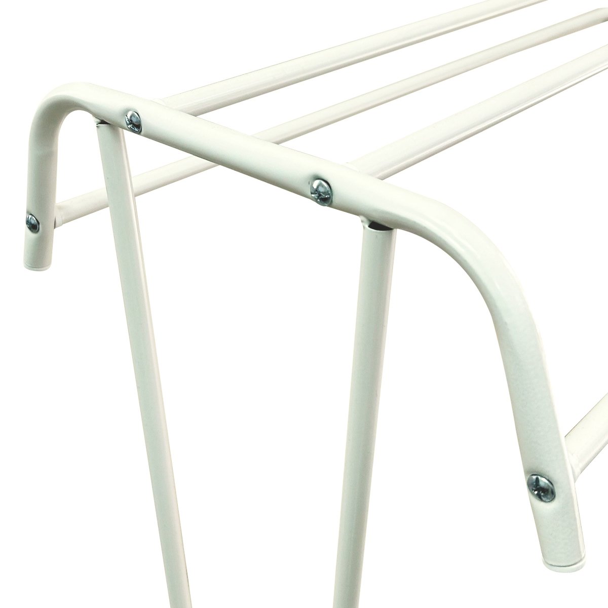 เบสิโค ราวตากผ้า ทรง T ขนาด 37.5x77x89 ซม. สีขาว_2