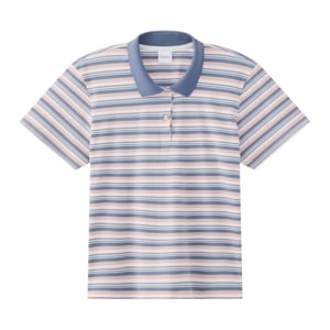 เบสิโค เสื้อโปโล Regular สำหรับผู้หญิง รุ่น FPET25Q3LC002 สีฟ้า_thumbnail