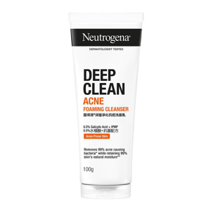 Neutrogena Deep Clean Acne Foam Cleanser 100g.