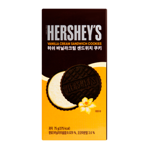 เฮอร์ชีส์ วานิลลา ครีม แซนวิช คุกกี้ 75 ก._thumbnail