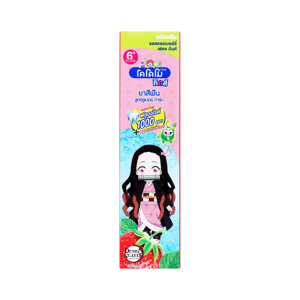 KODOMO Toothpaste Gelly & Cream Milky Strawery Smell Size 65 g Pink Colour