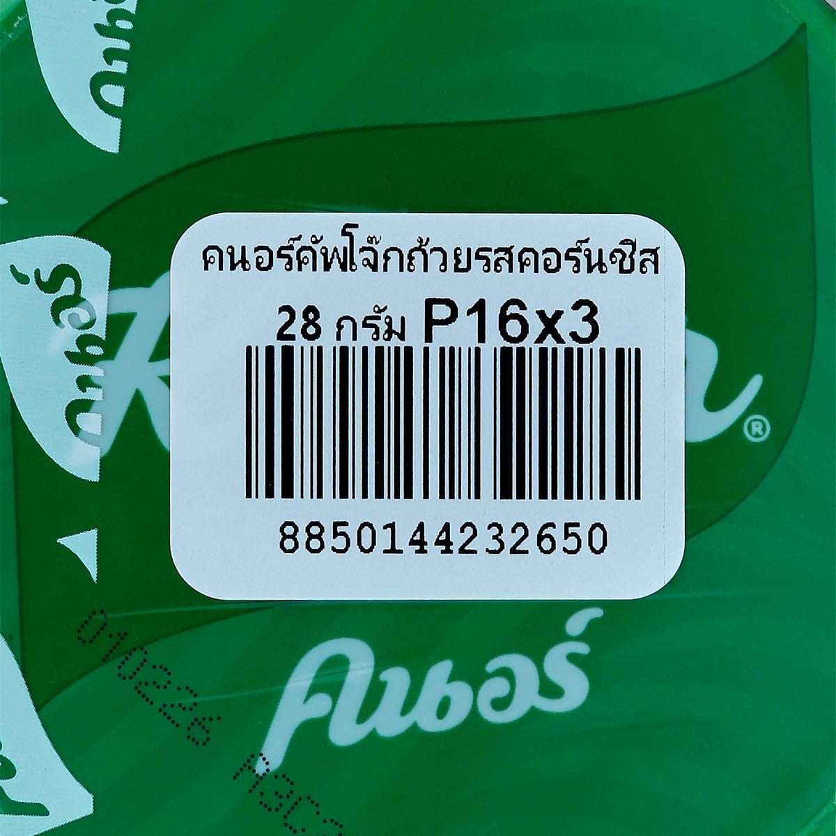 คนอร์ คัพ โจ๊ก รสข้าวโพดชีส 28 ก. แพ็ค 3_1