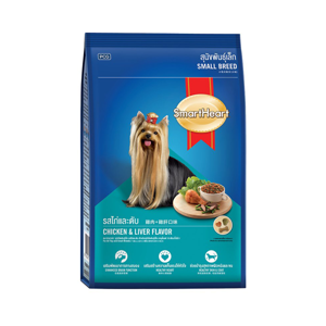 SMART HEART Dog Food for small dog Chicken&Liver flavor 2.7 kg.