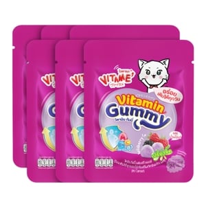 ไวตาเมะ วิตามิน กัมมี่ ไวลด์เบอร์รี่ เฟลเวอร์ 24 ก. แพ็ค 6_thumbnail