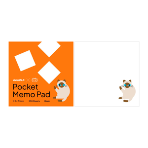 ดั๊บเบิ้ล เอ กระดาษโน้ตไม่มีเส้น 80 แกรม 75 x 75 มม. 250 แผ่น_thumbnail_1
