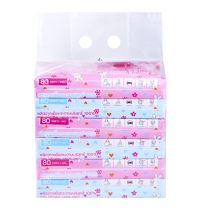 บิ๊กซี แฮปปี้ ไพรซ์ โปร กระดาษเช็ดหน้าซอฟท์แพค 80 แผ่น x 6 ห่อ_thumbnail_1