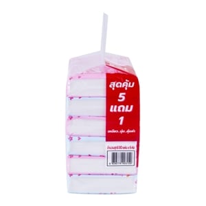บิ๊กซี แฮปปี้ ไพรซ์ โปร กระดาษเช็ดหน้าซอฟท์แพค 80 แผ่น x 6 ห่อ_thumbnail_4