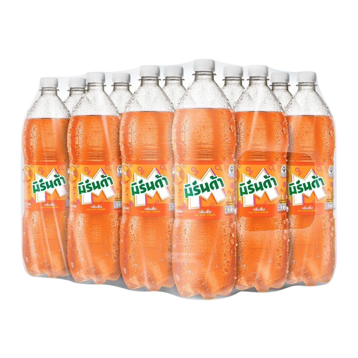 มิรินดา น้ำอัดลม กลิ่นส้ม 1.45 ล. x 12 ชิ้น_2