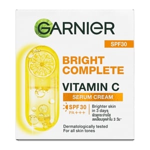 การ์นิเย่ สกิน แนทเชอรัลส์ ไบรท์ คอมพลีท เซรั่ม ครีม SPF30 PA+++ 50 มล.