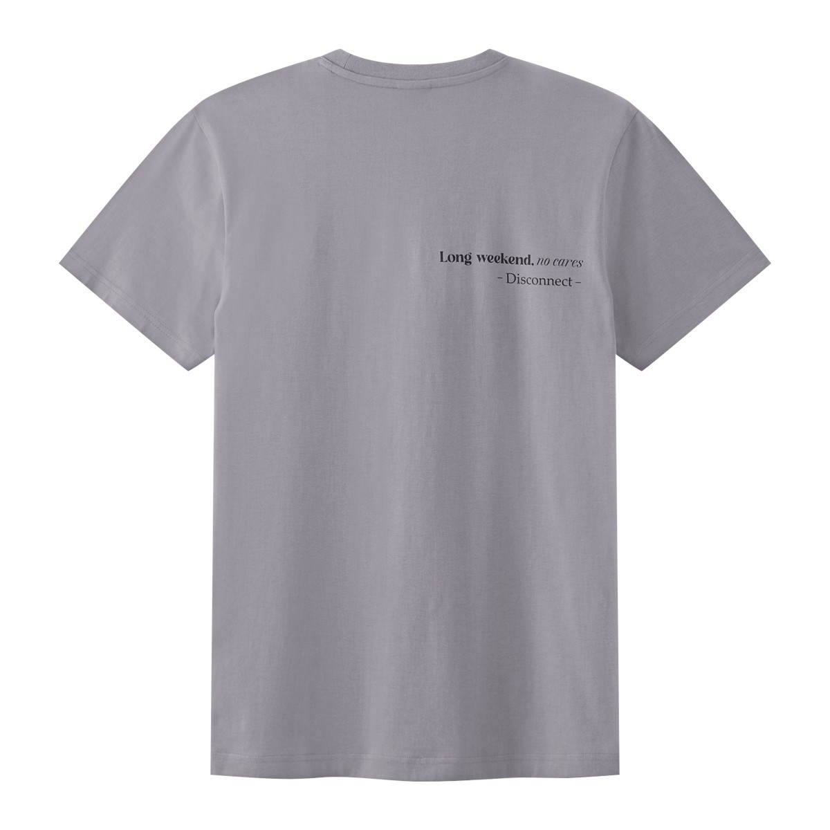 เบสิโค เสื้อยืดผู้ชาย รุ่น FASN25Q1YM010 สีเทา_1