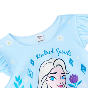 ดิสนีย์ x เบสิโค เสื้อเด็กหญิง Frozen รุ่น FMTN2507LG005 สีฟ้า_thumbnail_2