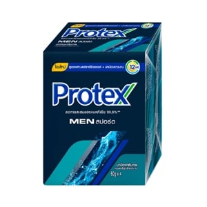 Protex Bar Soap Sport for Men Body 60g. Pack 4