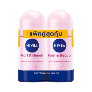 NIVEA Pearl and Beauty Roll-On Deodorant 50 ml. Double Pack