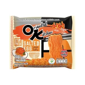 มาม่า ออเรียนทัลคิตเชน บะหมี่แห้งกึ่งสำเร็จรูป รสผัดไข่เค็ม 85 ก.