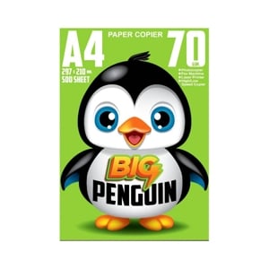 บิ๊กเพนกวิน กระดาษถ่ายเอกสาร ขนาด A4 หนา 70 แกรม 500 แผ่น