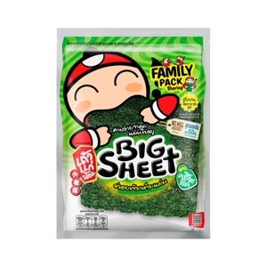 TAOKAENOI Big Sheet Crispy Sesweed Classic 7 g. Pack 8