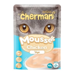เชอร์แมน อาหารลูกแมวชนิดเปียกว ไก่มูส 70 ก._thumbnail