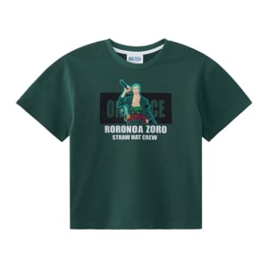 วันพีช เสื้อยืดพิมพ์ลายโซโล สำหรับเด็กผู้ชาย รุ่น FMAR2506LB017 สีดำ_thumbnail