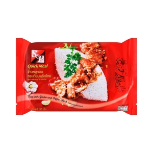 S&P Garlic Pork with Rice 280g.