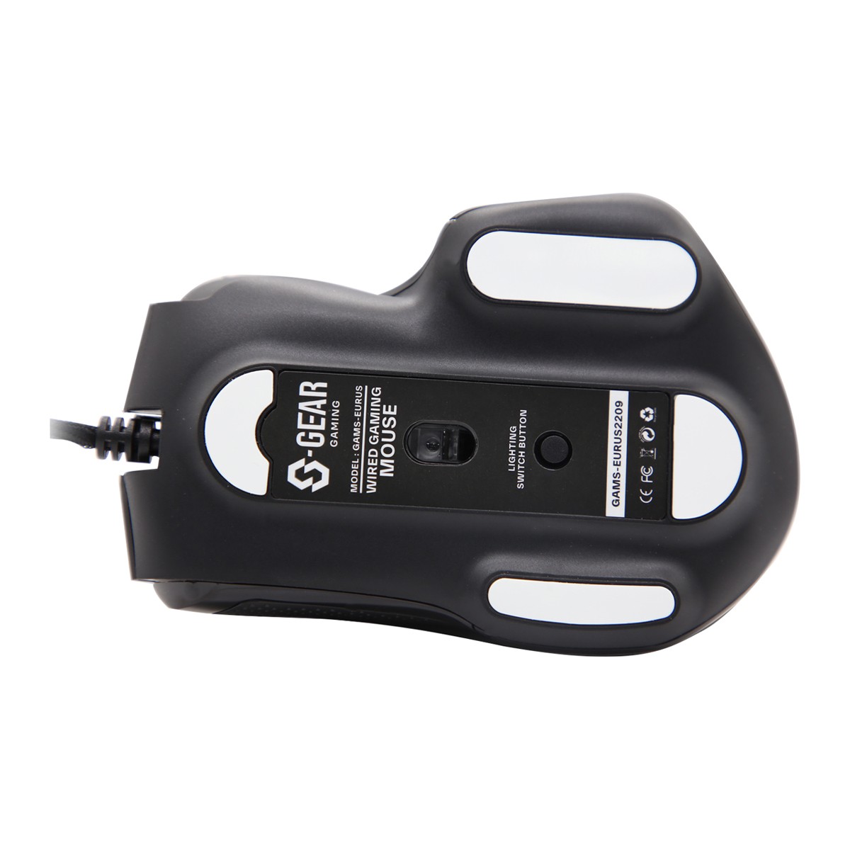 เอสเกียร์ เมาส์มีสาย รุ่น GAMS-EURUS RGB MOUSE สีดำ_5