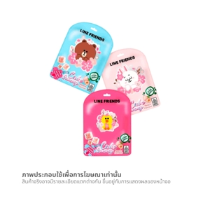 ไลน์ เฟรนส์ คิวบ์กัมมี่ กลิ่นพีซ แถมสติกเกอร์แทททู คละแบบ 55 ก._thumbnail_2