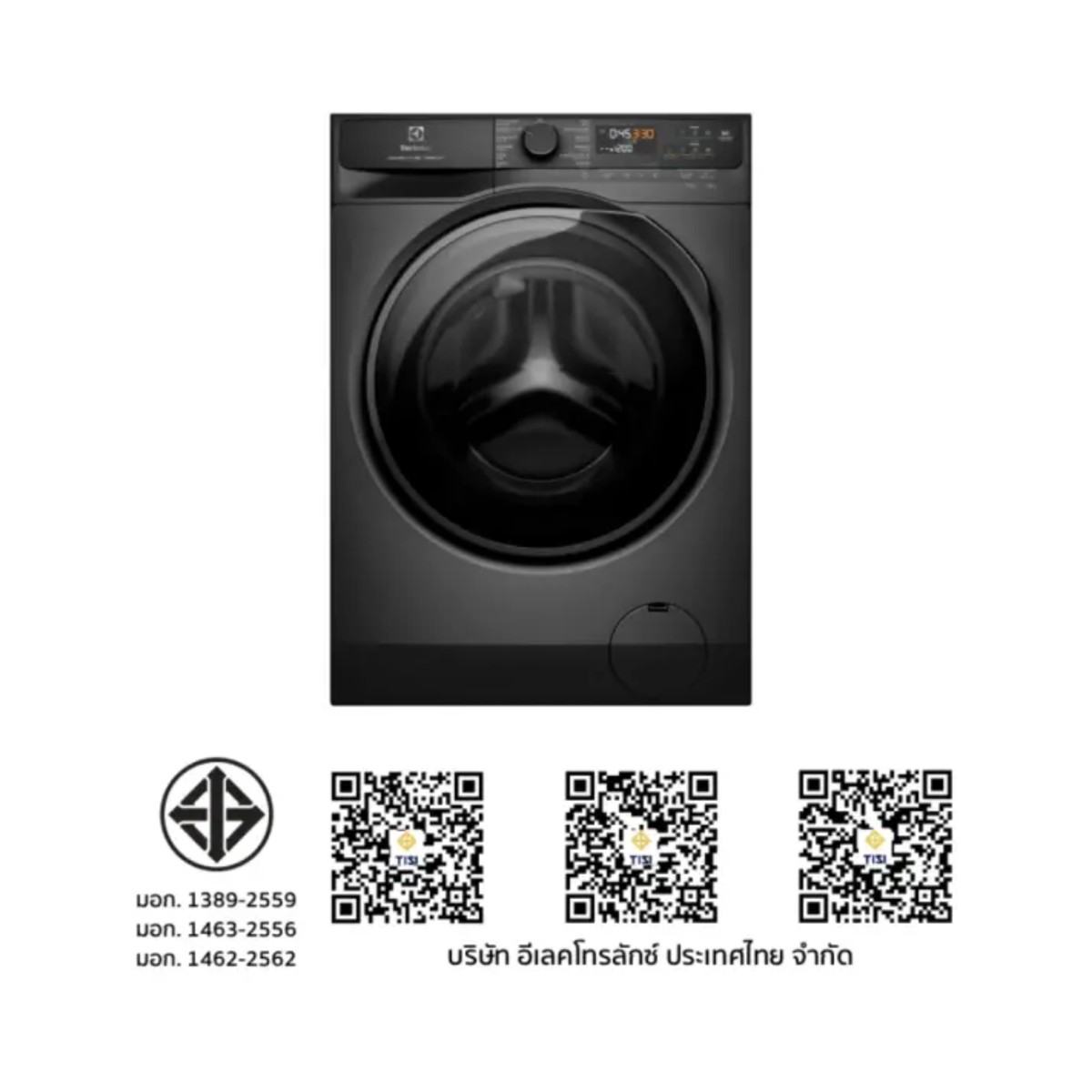 อีเลคโทรลักซ์ เครื่องซักอบผ้า (ซัก 11 กก./อบ 7 กก.) รุ่น EWW1143P5SC สีดำ_2
