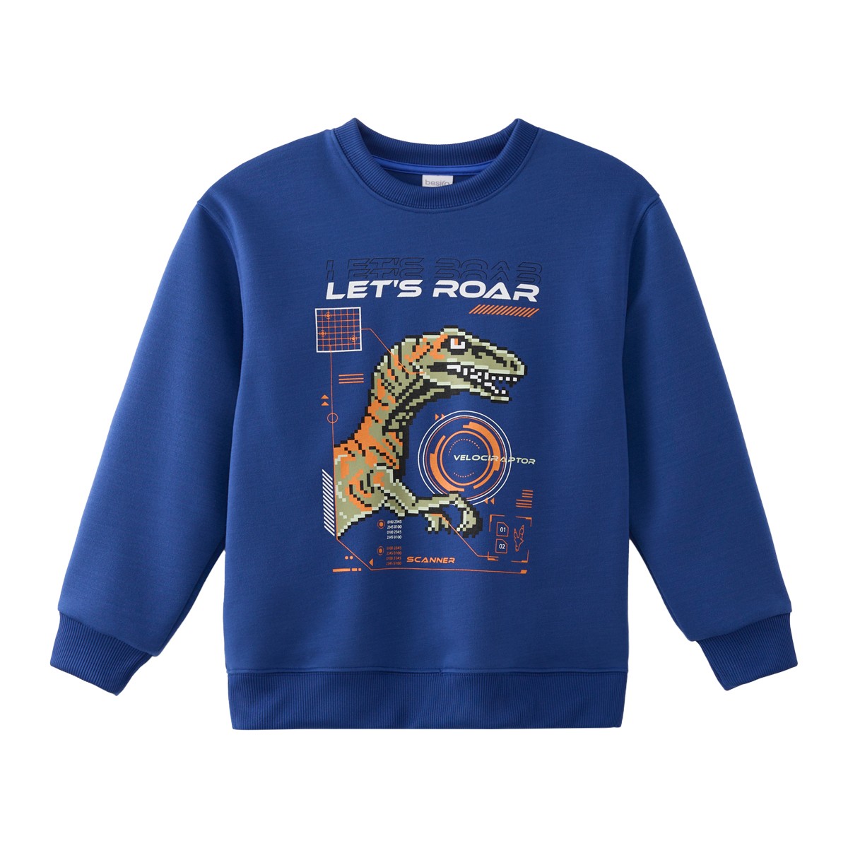 เบสิโค เสื้อแขนยาว สำหรับเด็กชาย รุ่น FCAL2509LB03W สีกรมท่า