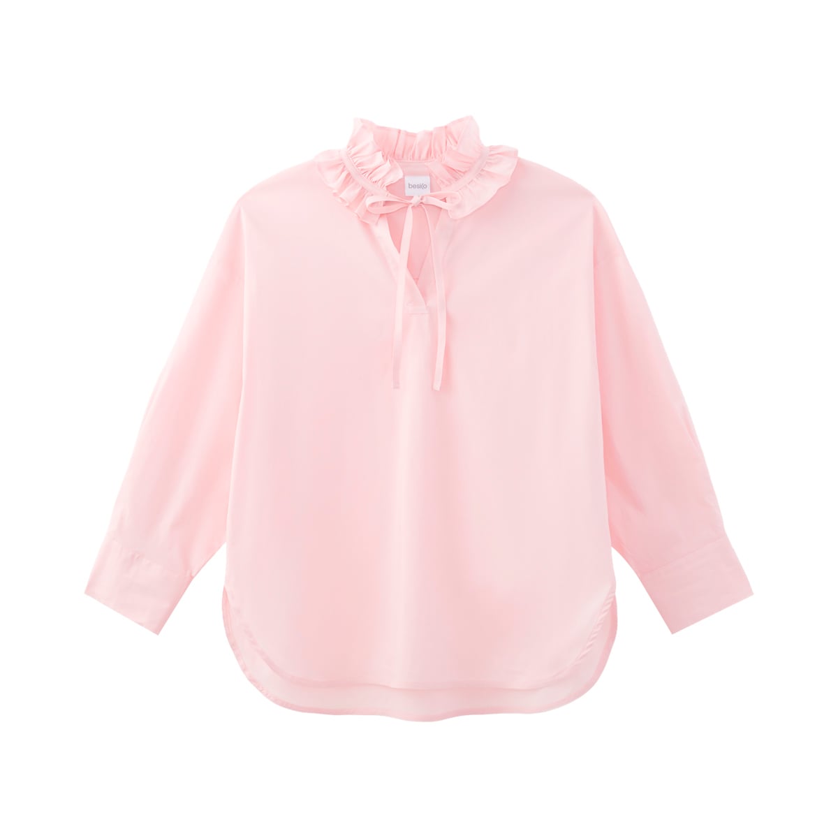 เบสิโค เสื้อเชิ้ตผู้หญิง สีโอลด์โรส