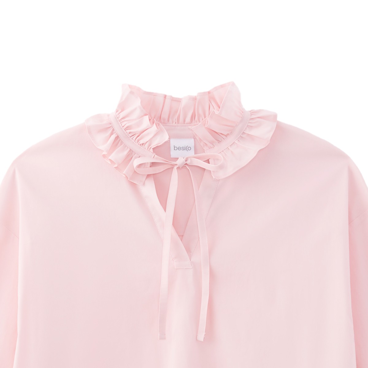 เบสิโค เสื้อเชิ้ตผู้หญิง สีโอลด์โรส_2