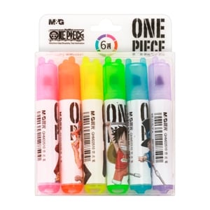 เอ็มแอนด์จี x วันพีซ ปากกาเน้นข้อความ 6 สี รุ่น QHM22531_thumbnail