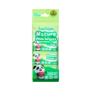 บิ๊กซี ซานิซูเพอร์ มินิ ไวพส์ วิท ที เอสเซ้นท์ 64 แผ่น_thumbnail
