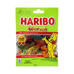 HARIBO Worms Gummy 80 g.