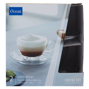 โอเชียน แก้วกาแฟชุด Caffe Latte แพ็ค 2_thumbnail_1