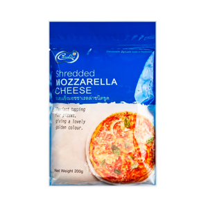 Caroline Mozzarella Shredded Cheese 200g.