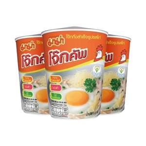 มาม่า โจ๊กคัพ รสไก่ แบบถ้วย 45 ก. แพ็ค 3