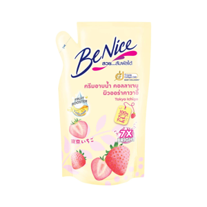 Benice Shower Cream Tokyo Ichigo 400ml. Refill