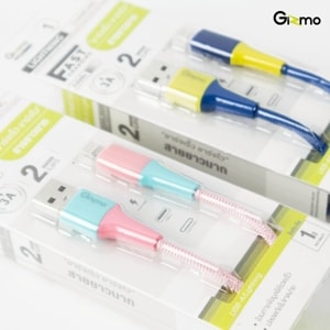กิซโม่ สายชาร์จ Lightning 2 ม. รุ่น GU-065 คละสี_thumbnail_4