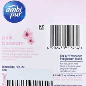 แอมบิเพอร์ คาร์ น้ำหอมปรับอากาศสำหรับรถยนต์ กลิ่นพิ้งค์ บลอสซั่ม 7.5 มล._thumbnail_2