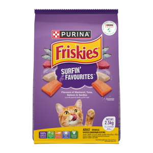 FRISKIES Surfin favorite 2.5kg.