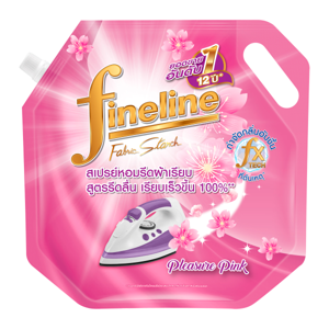 Fineline Fabric Starch Pleasure Pink 1600ml. Refill