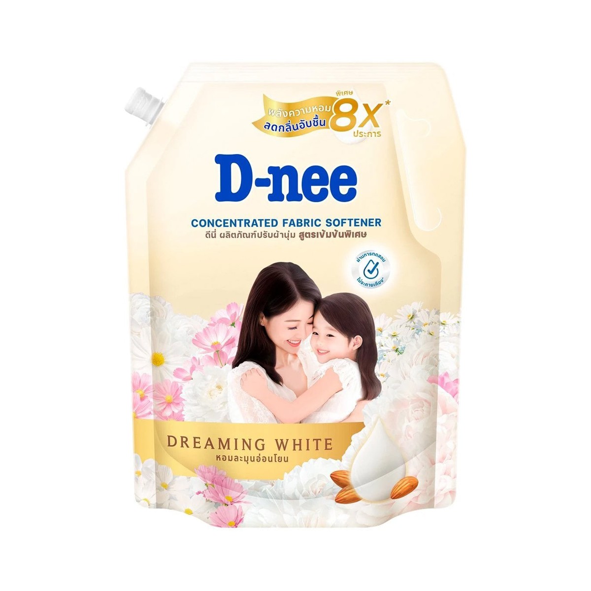 ดีนี่ น้ำยาปรับผ้านุ่ม สูตรเข้มข้นพิเศษ ชาร์มมิ่ง แคร์ ดรีมมิ่ง ไวท์ 1000 มล.