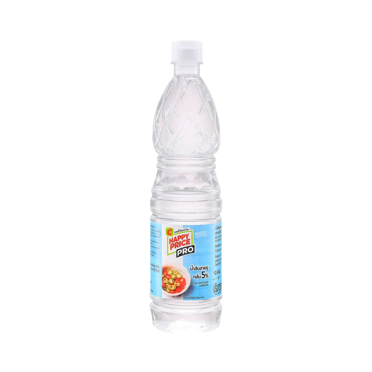 บิ๊กซี แฮปปี้ ไพรซ์ โปร น้ำส้มสายชูกลั่น 5% 700 มล.