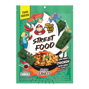 เถ้าแก่น้อย สาหร่ายทอด รสกะเพราไก่ 70 ก._thumbnail