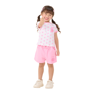 เบสิโค กางเกงขาสั้น สำหรับเด็กผู้หญิง รุ่น BKAS2510TG07 สีชมพู_thumbnail_5